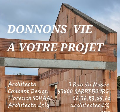 Architecte Concept'Design Florence SCHAAL - Architecte Dplg, Architecte à Sarrebourg