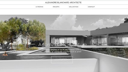Alexandre Blanchard, Architecte à Saint-Jeannet